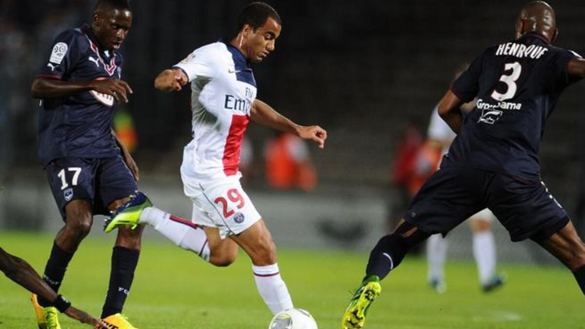 البرازيلي لوكاس مورا لاعب وسط باريس سان جيرمان