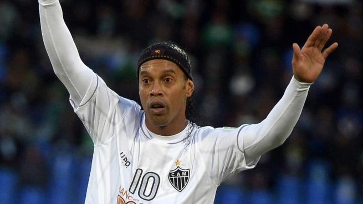 7- صانع الألعاب البرازيلي رونالدينيو (أتلتيكو مينيرو): 78 مليون يورو.