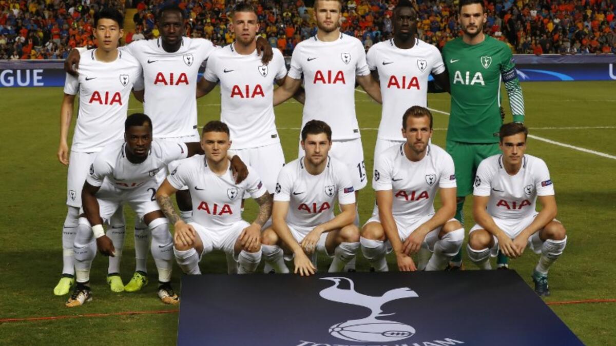 المركز الثاني: توتنهام ومجموع قيم لاعبيه 1.173 مليون يورو. (هاري كاين الأعلى قيمة وسعره 186 مليون يورو).