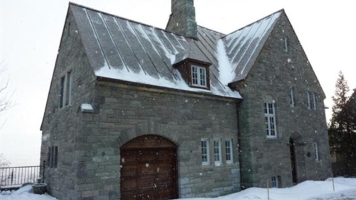 A 2,55 million CAD mansion bought in 2008 by Nesrine Ben Ali, daughter of Tunisia president Zine El Abidine Ben Ali, and her spouse, the tycoon Sakher El Materi, is seen in Montreal.