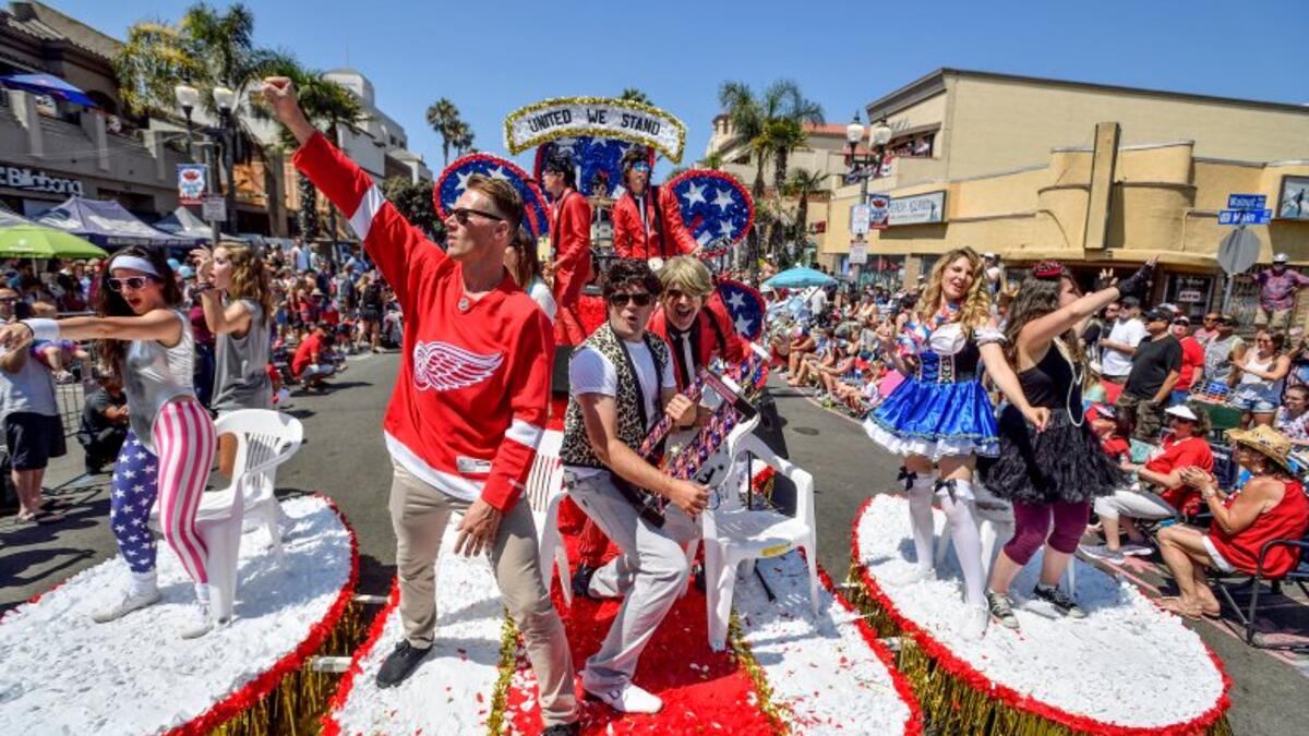 Show from Huntington Beach 4th of July Parade. (Jeff Gritchen, Orange County Register/SCNG)