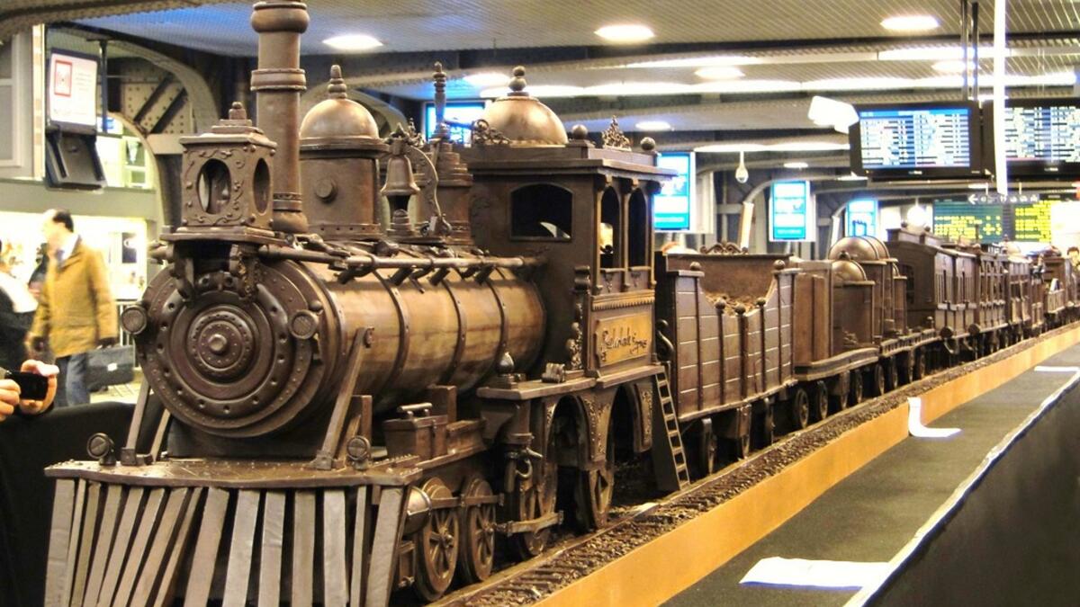 A train made entirely of chocolate has set a new Guinness World Record as the longest chocolate structure in the world. (truthorfiction.com)