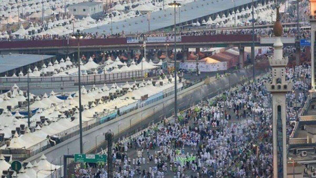 Over than 2 Million people had begun their journey of Hajj in Saudi Arabai. (Twitter)