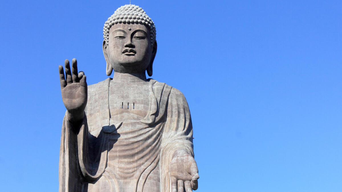 Ushiku Daibutsu is in the city of Ushiku in Japan. Completed in 1995, the figure is the 3rd largest statue in the world. (Shutterstock/ File)