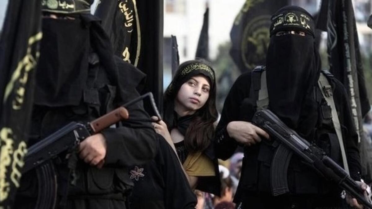 Al-Quds Brigades Female Fighters (jihadintel.meforum)