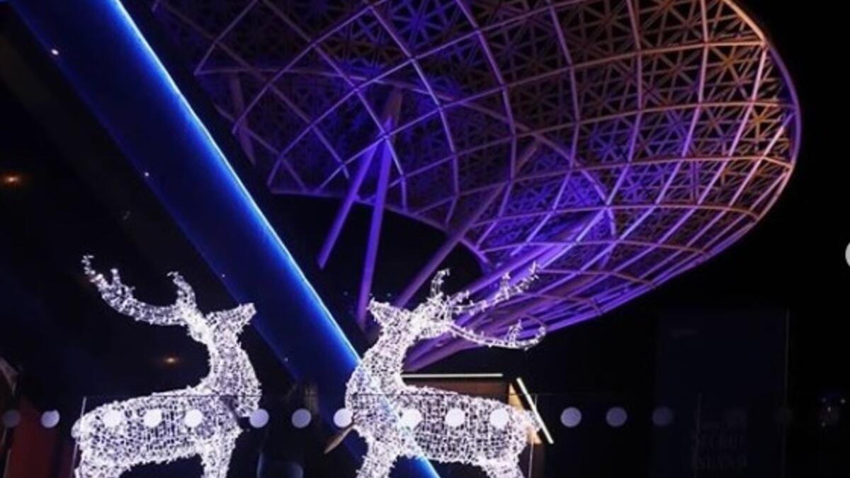 Santa's Island sparkles the brightest and brims with lively shopping and festivities at Bluewaters Dubai (Instagram)