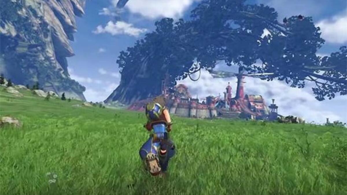 لعبة Xenoblade Chronicles 2 : تدور القصة في الماضي وعبر محيط لا نهاية له حيث بقايا الحضارة الأخيرة  التي بدأت بالتداعي في عصر سيطرت عليه قوى الشر والوحوش الهائلة والتي يُطلق عليها اسم الجبابرة.