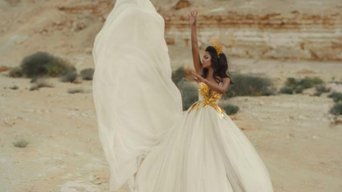 Asma Abulyazeid took things one step further in her latest photo shoot