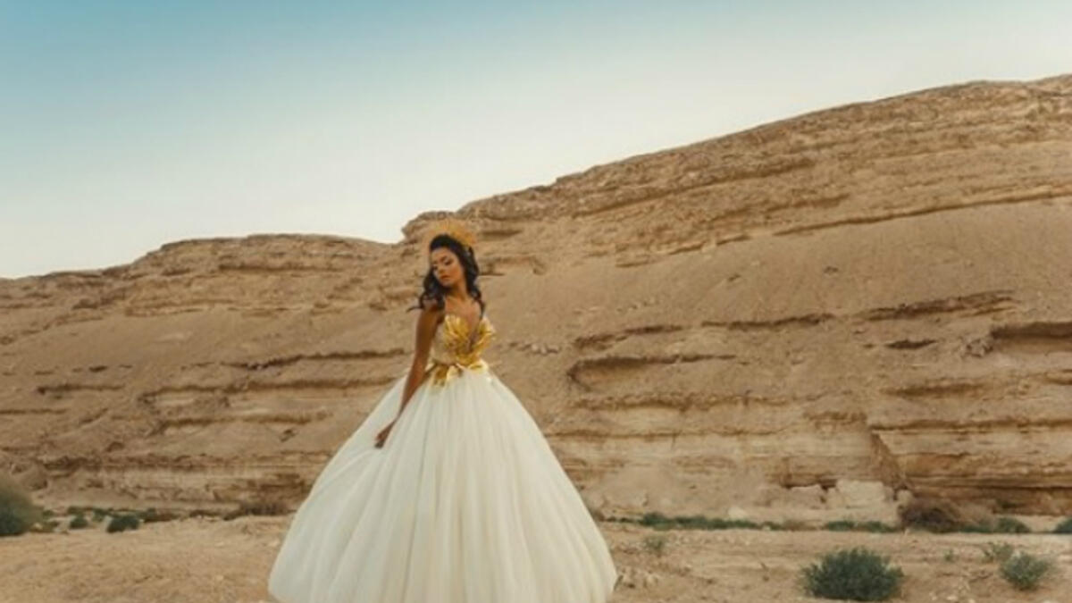 Asma Abulyazeid took things one step further in her latest photo shoot