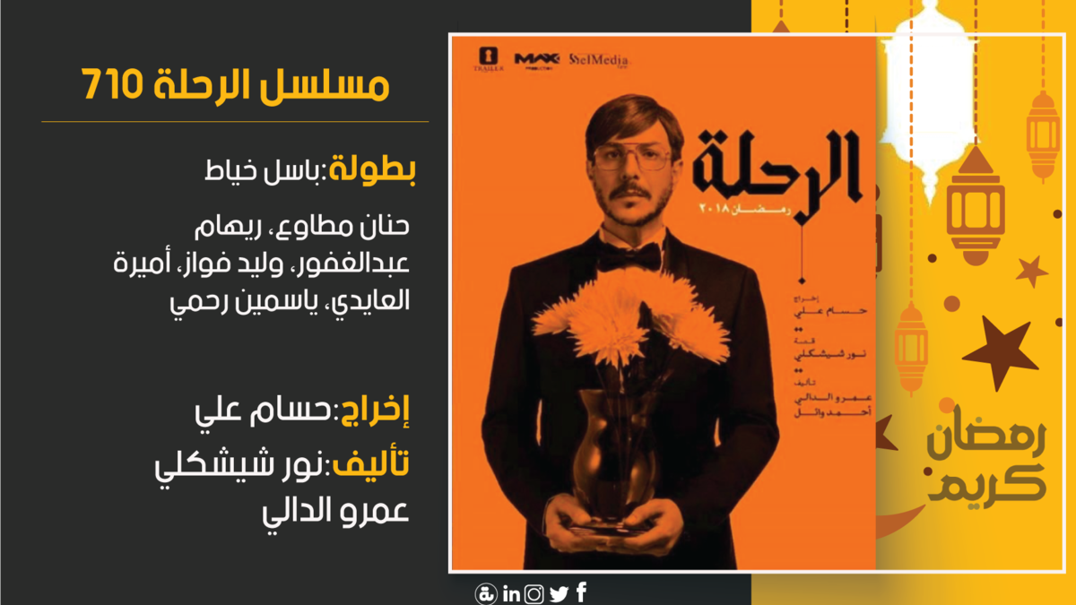 الرحلة 710:دور أحداث المسلسل حول مجموعة أشخاص، شاءت الأقدار أن يلتقوا على متن رحلة طائرة تحمل الرقم (710) متجهة من بيروت إلى القاهرة، وركاب الرحلة وهم أبطال المسلسل الأساسيون، ليسوا طبيعيين بل هم في الحقيقة مرضى نفسيون.