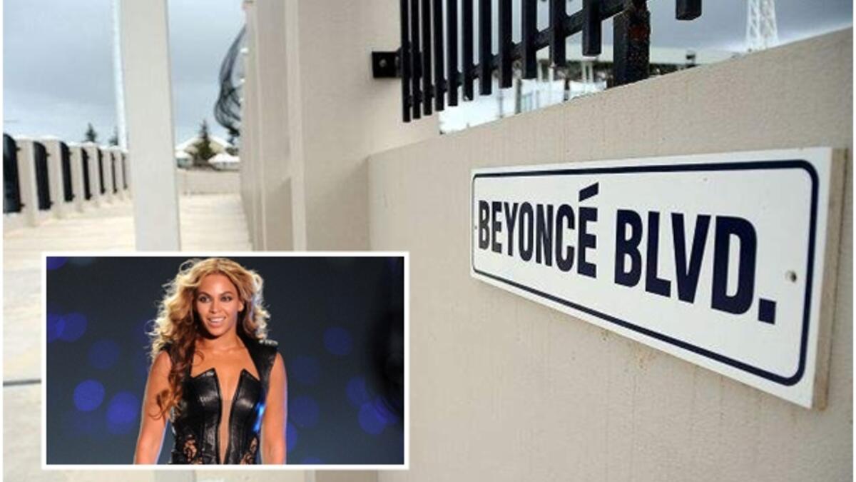 لدى النجمة العالمية "بيونسيه" شارعين باسمها، الأول في هولندا، في حين أطلق اسمها في العام 2013 على جادة تقع في إقليم برمودا.