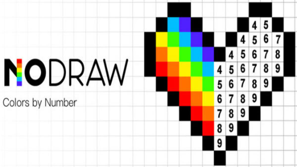 فئة الأكثر تسلية: No Draw وهو تطبيق للتلوين ويحتوي على مكتبة تضم عددًا كبيرًا من الأشكال في عدة مواضيع، ليقوم المستخدم بتلوينها.