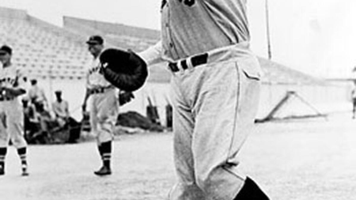 لاعب البيسبول الأمريكي بابي روث