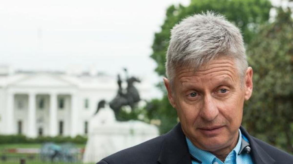 Gary Johnson Libertarian Party Aleppo Syria