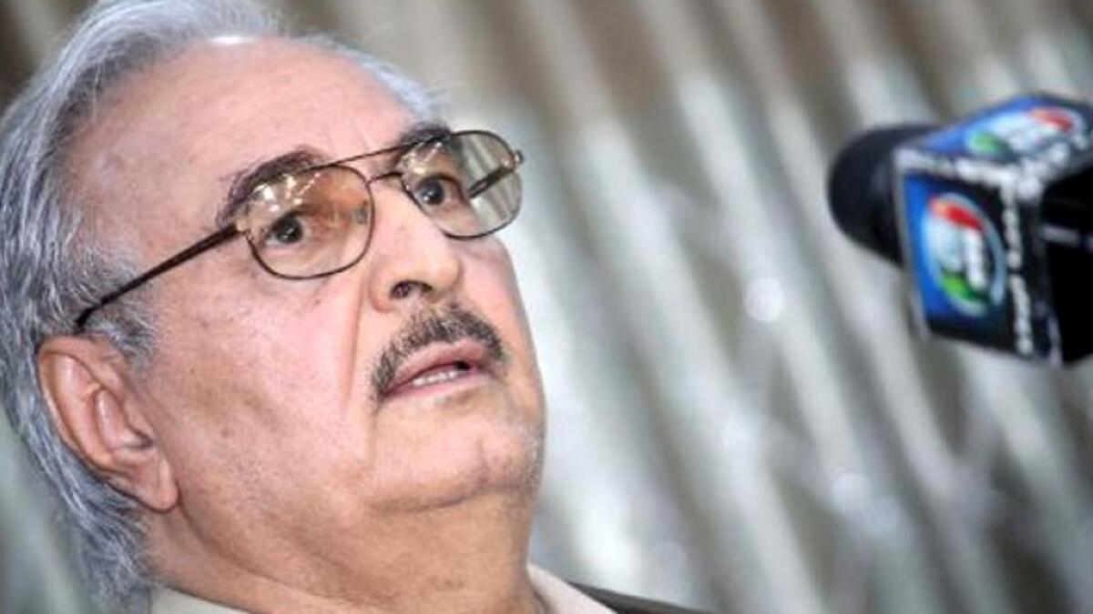 The USA and the CIA:

Upon leaving Chad, Haftar aligned himself with the anti-Gadaffi National Front for the Salvation of Libya. He moved to Virginia with help from the US government, and reportedly worked with the CIA in an effort to remove the Libyan dictator from power.

(Photo: AFP)