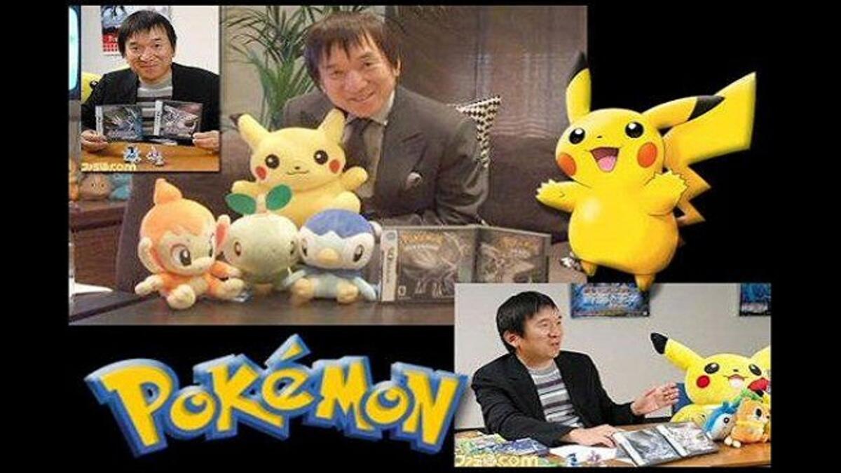 ساتوشي تاجيري " Satoshi Tajiri"، مصمم ألعاب فيديو يابانيّ ومخترع الشخصية بوكيمون، كان تاجيري مهووسا بالحشرات خاصة الخنفساء، مرة رأى طفلين يلعبان بلعبتين ملتصقتين، فتخيل أن ثمة خيطاً يربط بهين اللعبتين وتسري فيه حشرة الخنفساء، ومن هنا جاءته الفكرة.