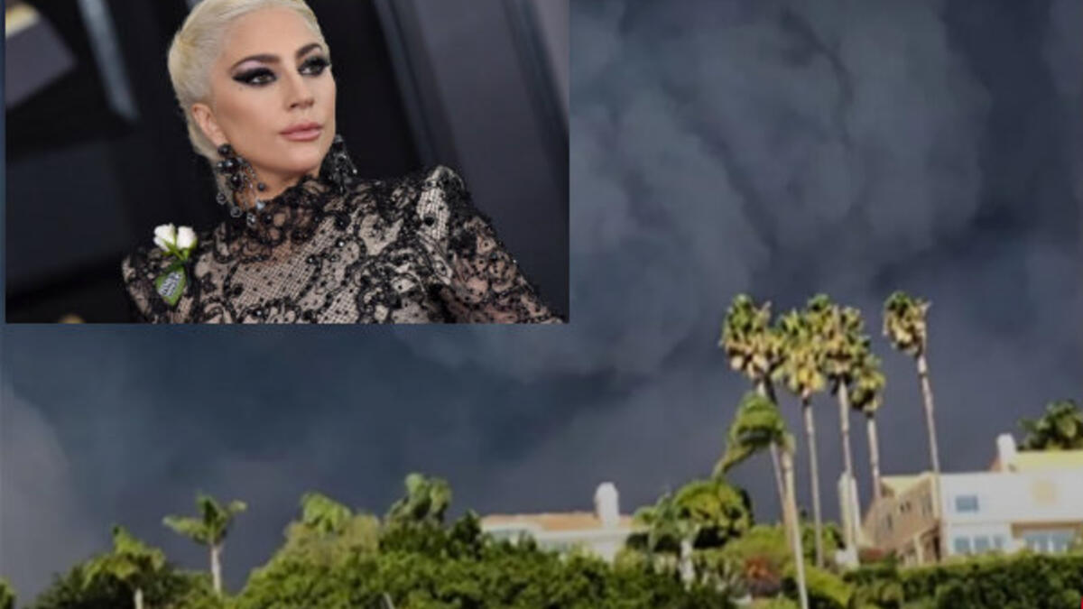 ليدي غاغا: بثت تسجيلًا مصورًا عبر حسابها على "إنستغرام"، يفيد بأنها أخلت منزلها في ماليبو الجمعة، ويعرض لقطات لدخان أسود متصاعد.