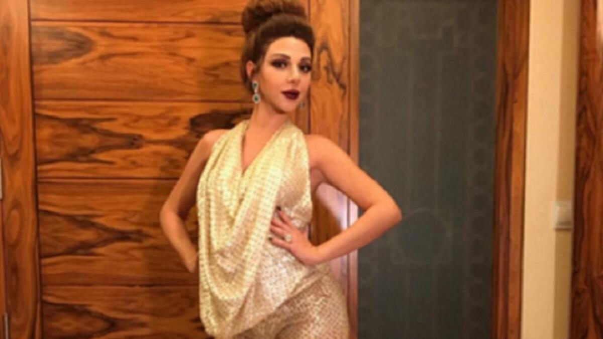 رغم عدم احياءها لأي حفل بسبب حملها نشرت ميريام فارس  صور لها ليلة رأس السنة وهي مرتدية جمبسوت لامع من تصميم رامي قاضي