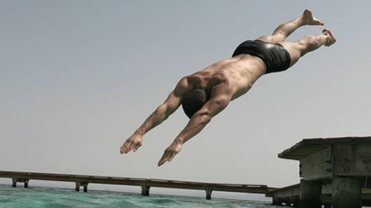 Looking at the pictures closely one can easily notice a transformation in Ramezs body