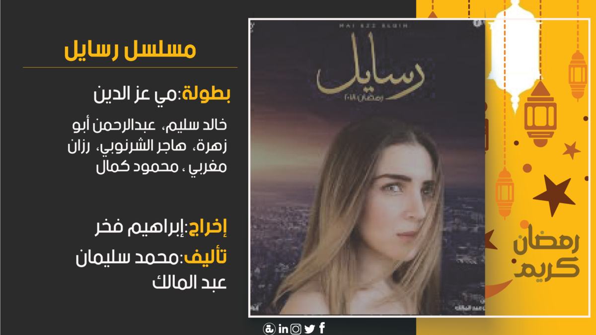 رسايل: تدور أحداثه حول الأسر المصرية التي تعيش تحت خط الفقر وتعاني كثيرًا، من خلال فتاة تعيش مع والدها الذي يحال إلى المعاش، تحلم هذه الفتاة بأشياء تتحقق كما حلمت بها، منها أحلام تخص أقاربها وجيرانها، ومنها حلم شاهدت فيه والدها يعاني من مرض ويذهب للعلاج منه دون أن يخبرها.