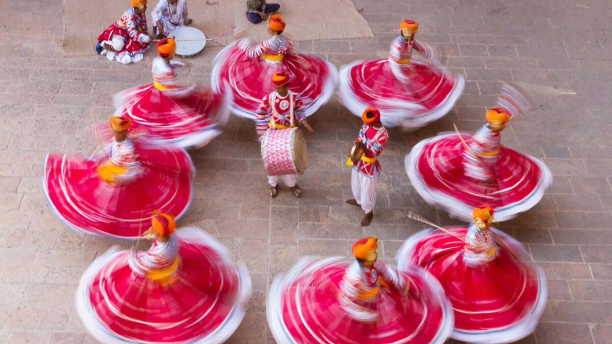 A group of performers were performing in traditional during a famous traditional Festival (Shutterstock/File Photo)