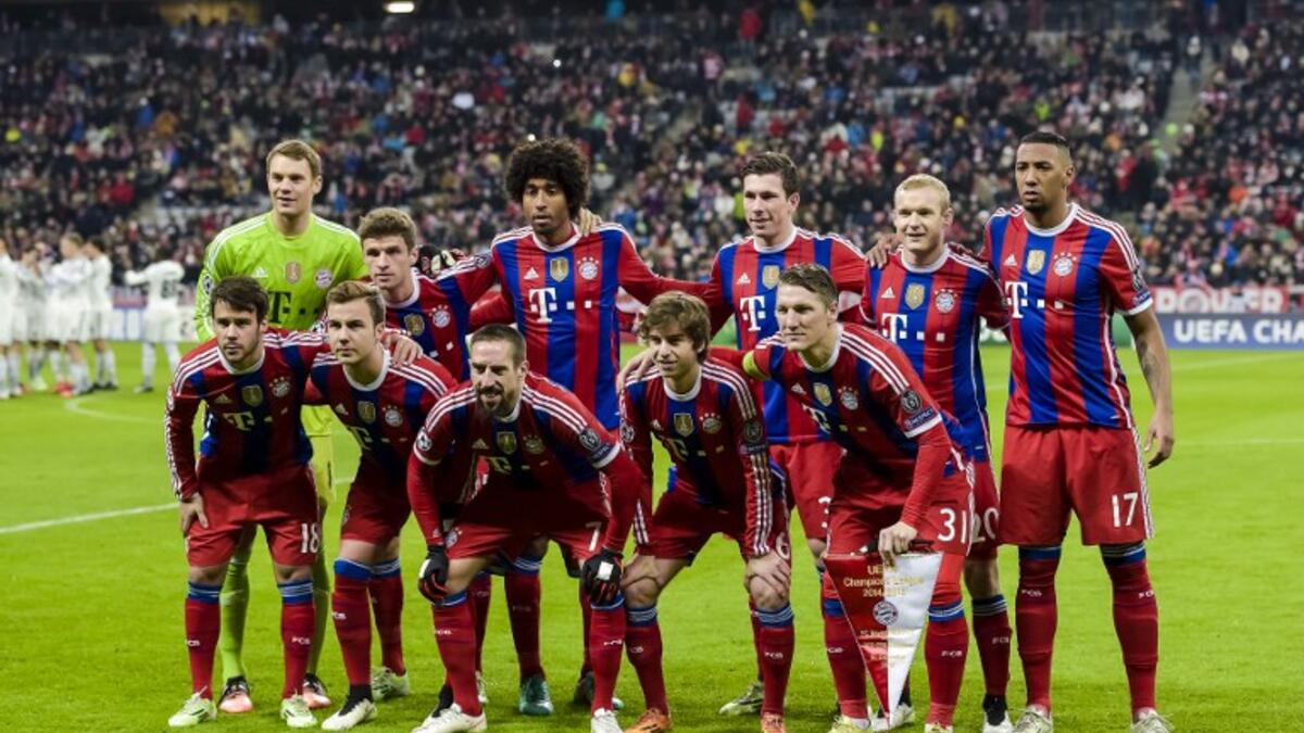 3- بايرن ميونخ الألماني بمجموع 154.883 نقطة