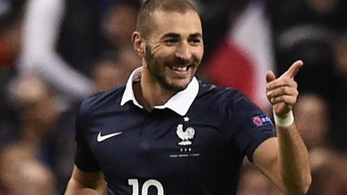 المهاجم الفرنسي جزائري الأصل كريم بنزيمة (ريال مدريد)