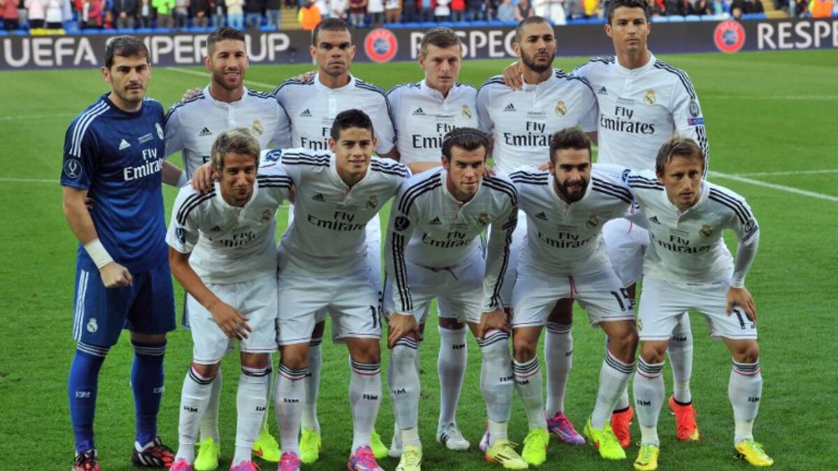 فريق ريال مدريد ومجموع قيم لاعبيه 545.1 مليون يورو.