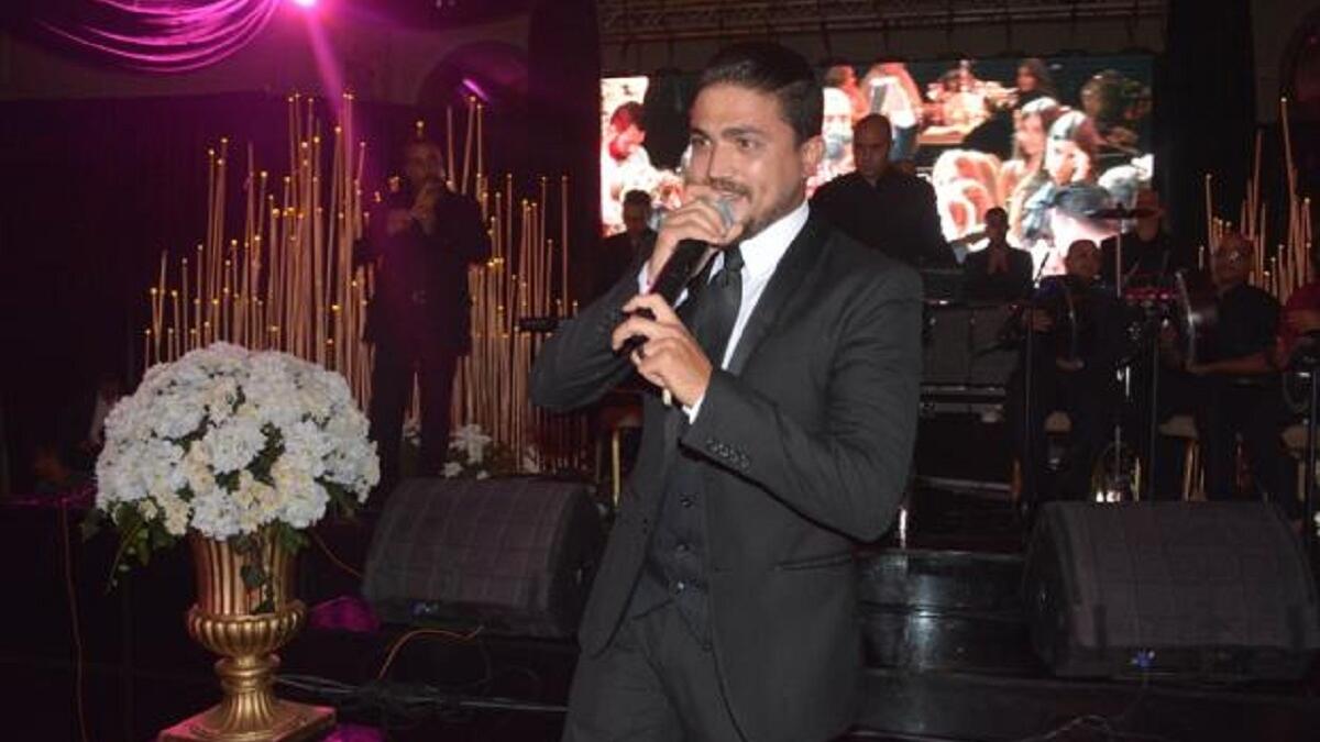 قام الفنان هيثم سعيد  بإحياء حفل الزفاف، والمعروف ان هيثم غائب عن الساحة الفنية منذ مدة كبيرة، حيث كان وجوده من مفاجآت هذا الحفل.