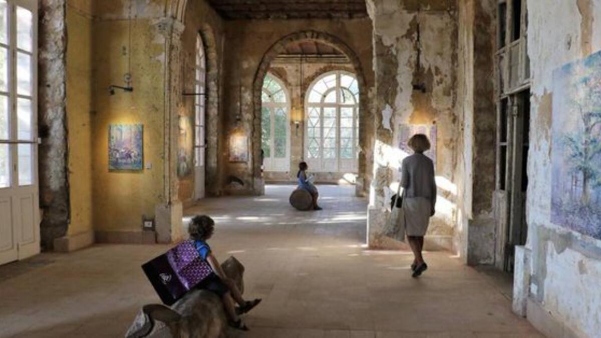 Increasingly impressive art exhibition in Lebanon's Sofar Grand Hotel (Twitter)