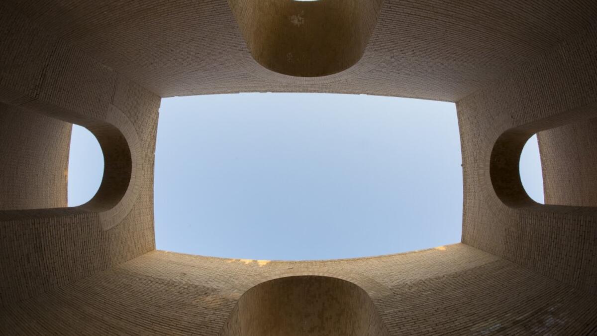 A picture taken on June 29, 2019 shows the Northern Palace at the ancient archaeological site of Babylon, south of the Iraqi capital Baghdad.  Hussein FALEH / AFP