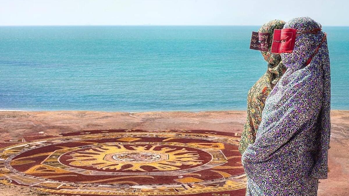 The magic carpet of Hormuz Island (Twitter)
