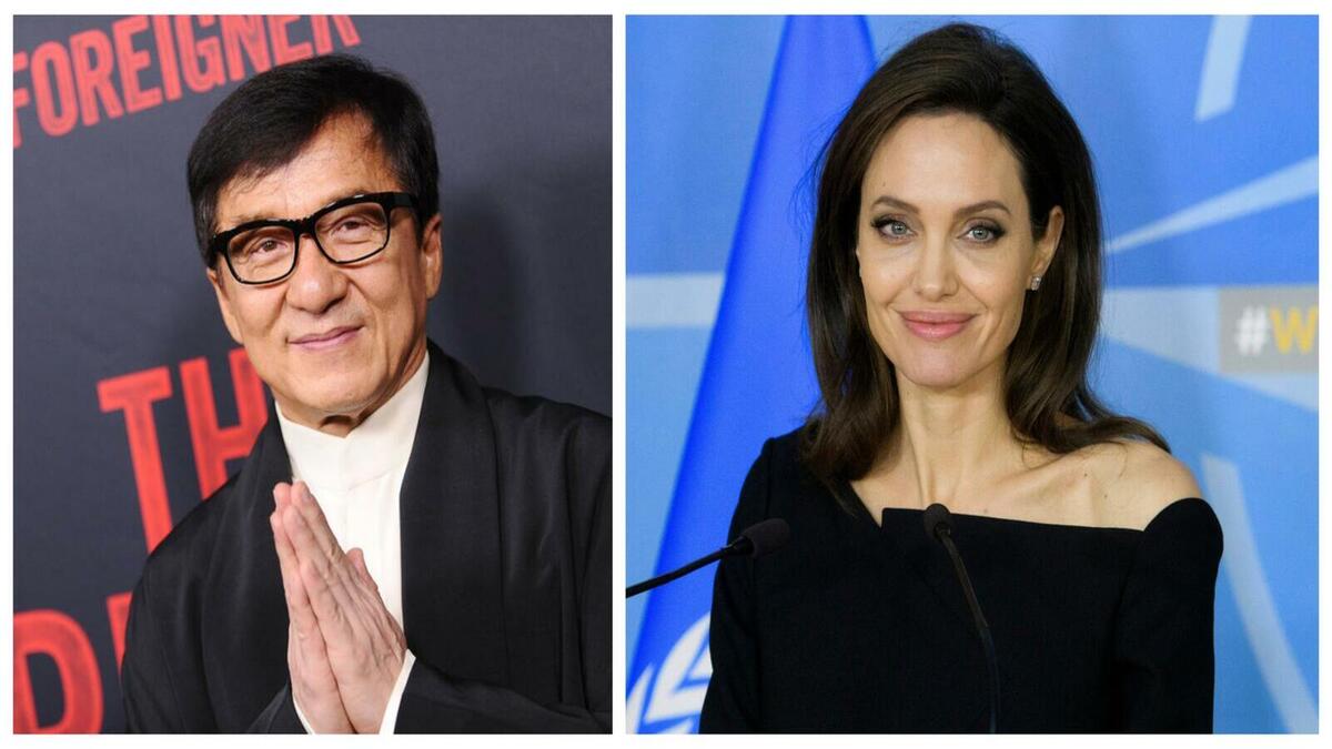 (المركز الثالث) قائمة الرجال: الممثل الصيني جاكي شان  / قائمة النساء: الممثلة الأمركية أنجلينا جولي.