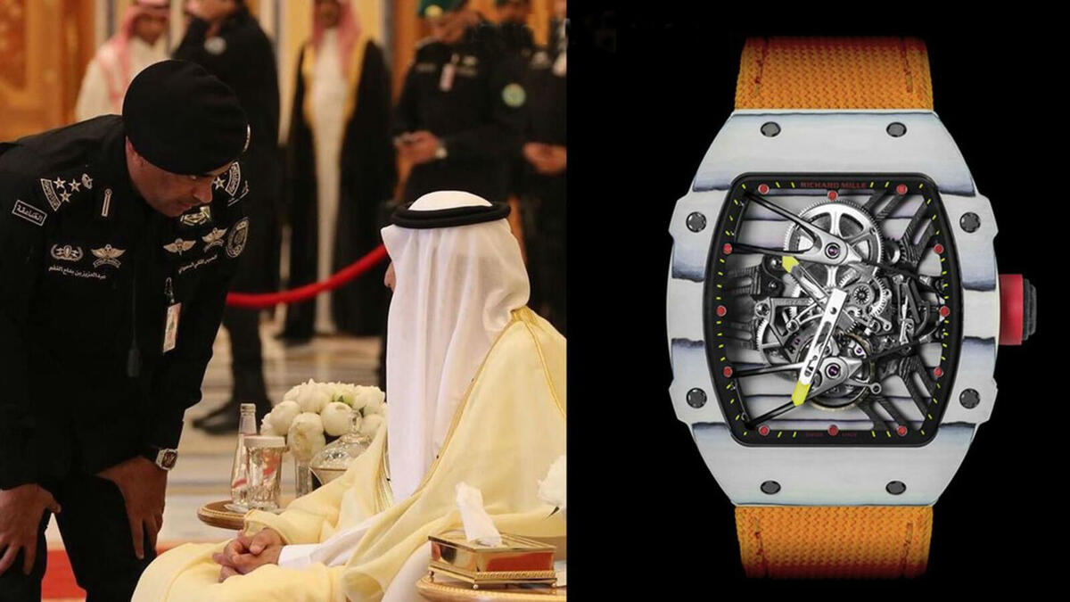كما تداول ناشطون صورة الساعة التي كان يرتديها اللواء الفغم من نوع "ريتشرد ميل RM27-02 رافاييل نادال توربيون" والتي يصل سعرها قرابة 3 مليون ريال سعودي، أي ما يقارب (800 ألف دولار أمريكي).