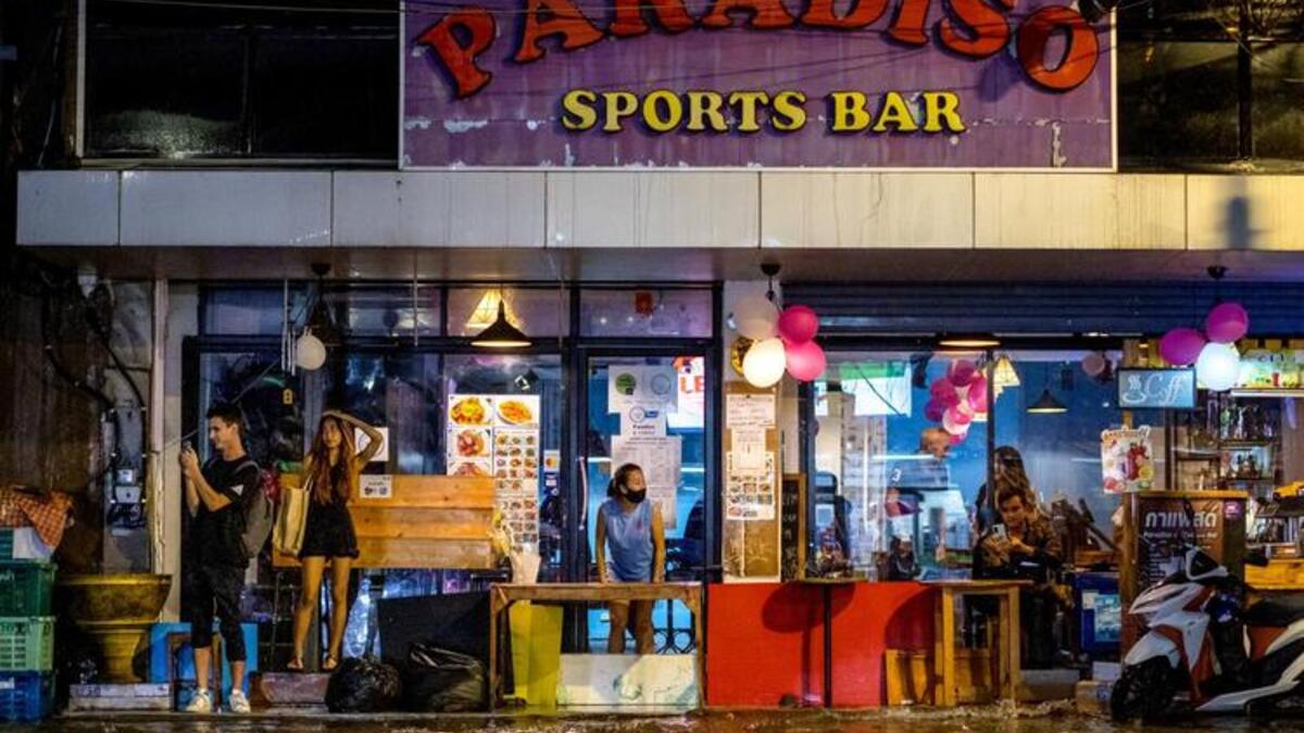 Heavy Rain Floods Streets of Thailand