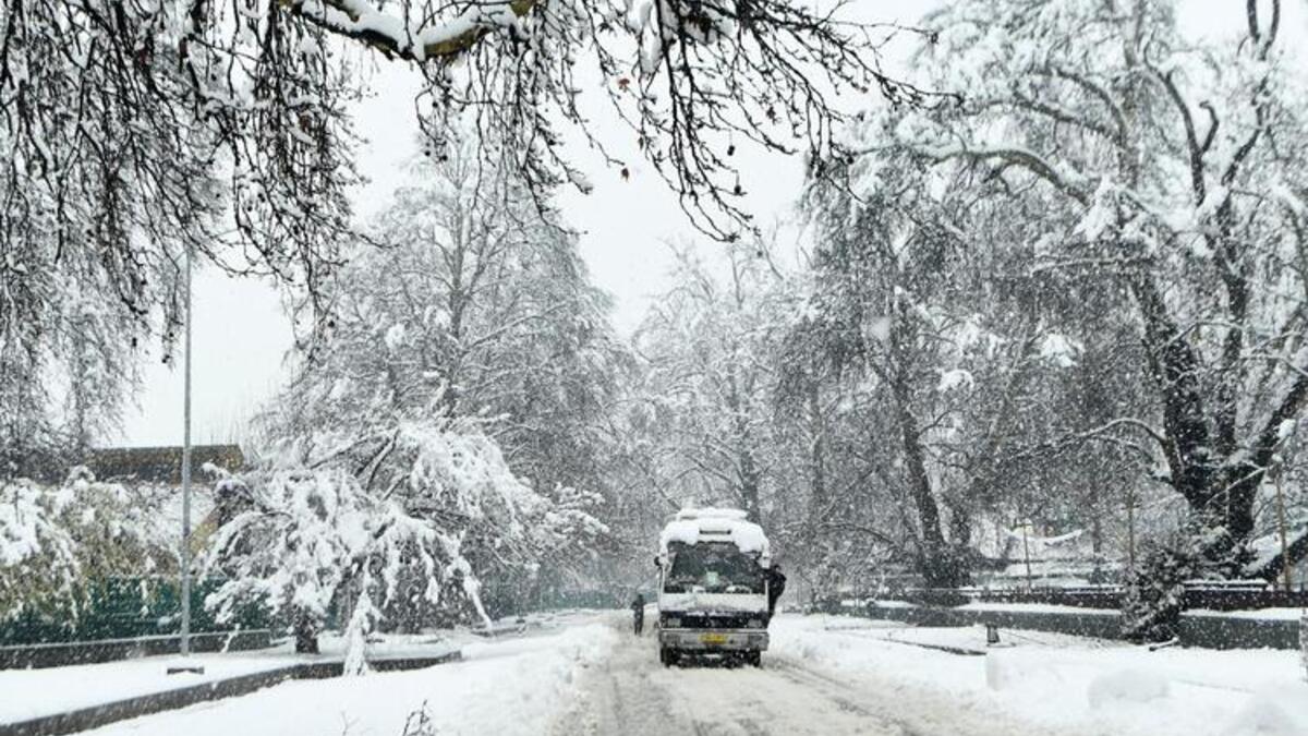Heavy Snowfall in India Closes Highways and Cancels Flights