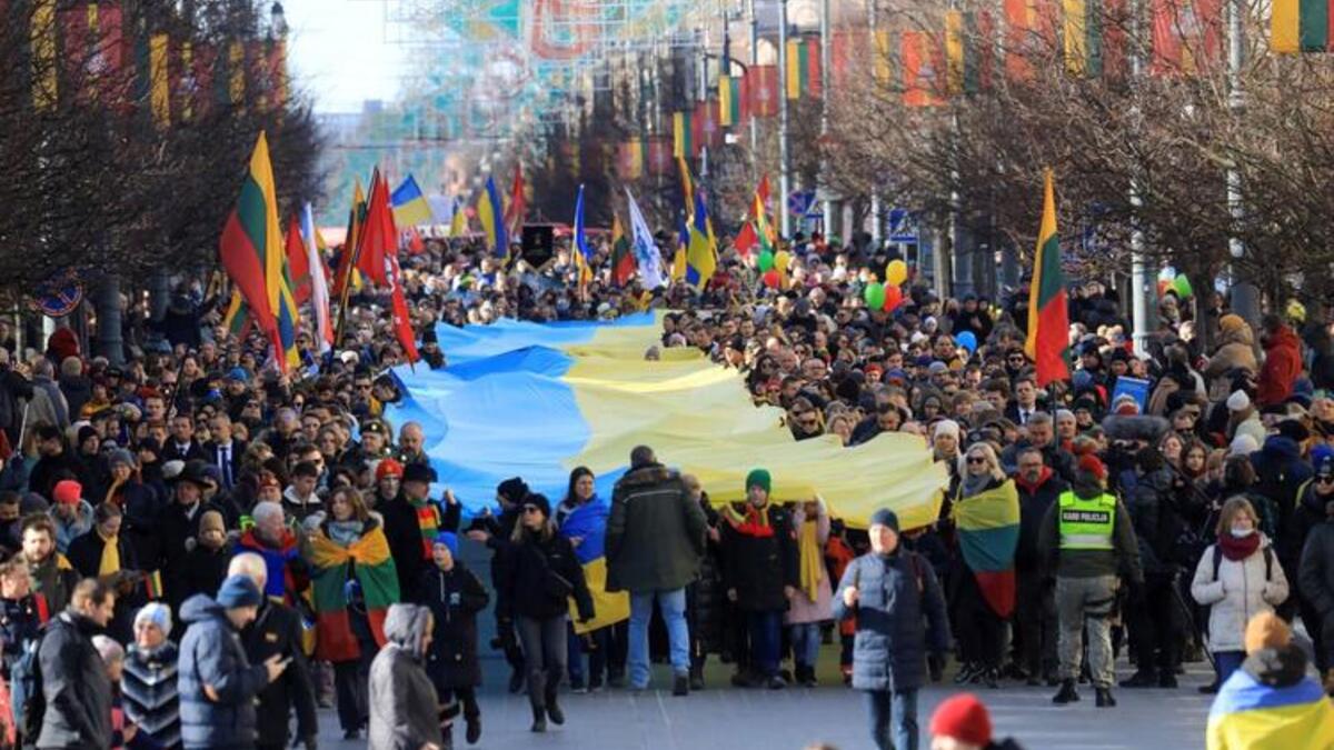 Protesters Around the World Rally for Ukraine