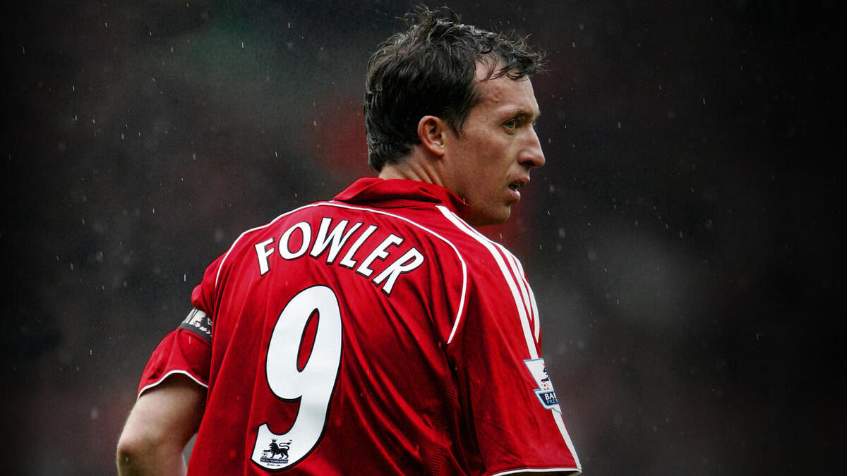 المركز السابع: المهاجم الإنجليزي روبي فاولر (1993-2009) برصيد 163 هدفاً في 379 مباراة