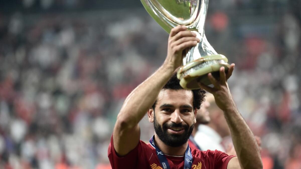 المصري محمد صلاح: فاز مع ليفربول بدوري الأبطال وكأس العالم للأندية والدوري الإنجليزي كما فاز بالبريميير ليغ مع تشيلسي