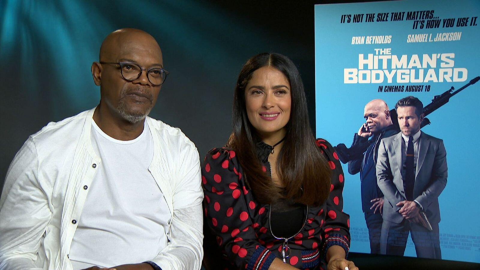 سلمى حايك وصامويل جاكسون