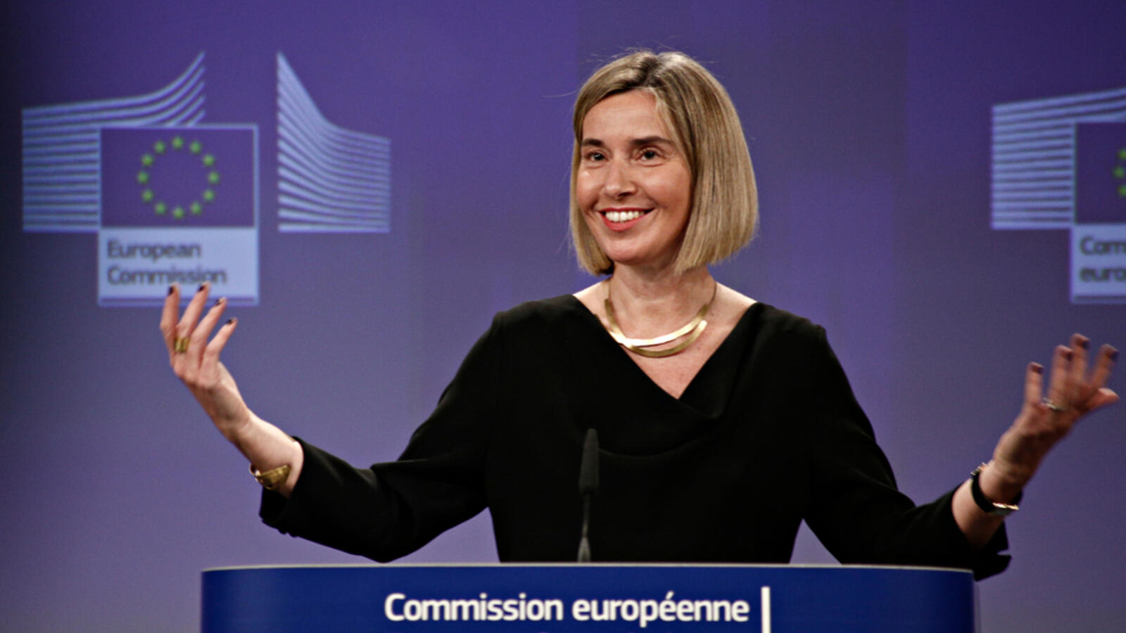 EU Rep Federica Mogherini in Beirut, Syrian Refugees on Top Agenda Al