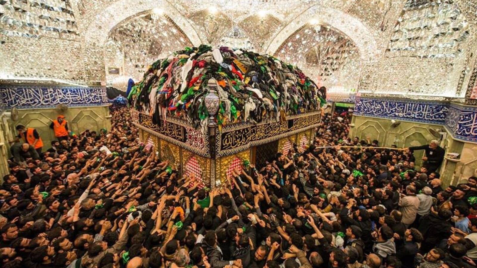 Millions of BlackClad Pilgrims Come to Iraq's Karbala for Religious