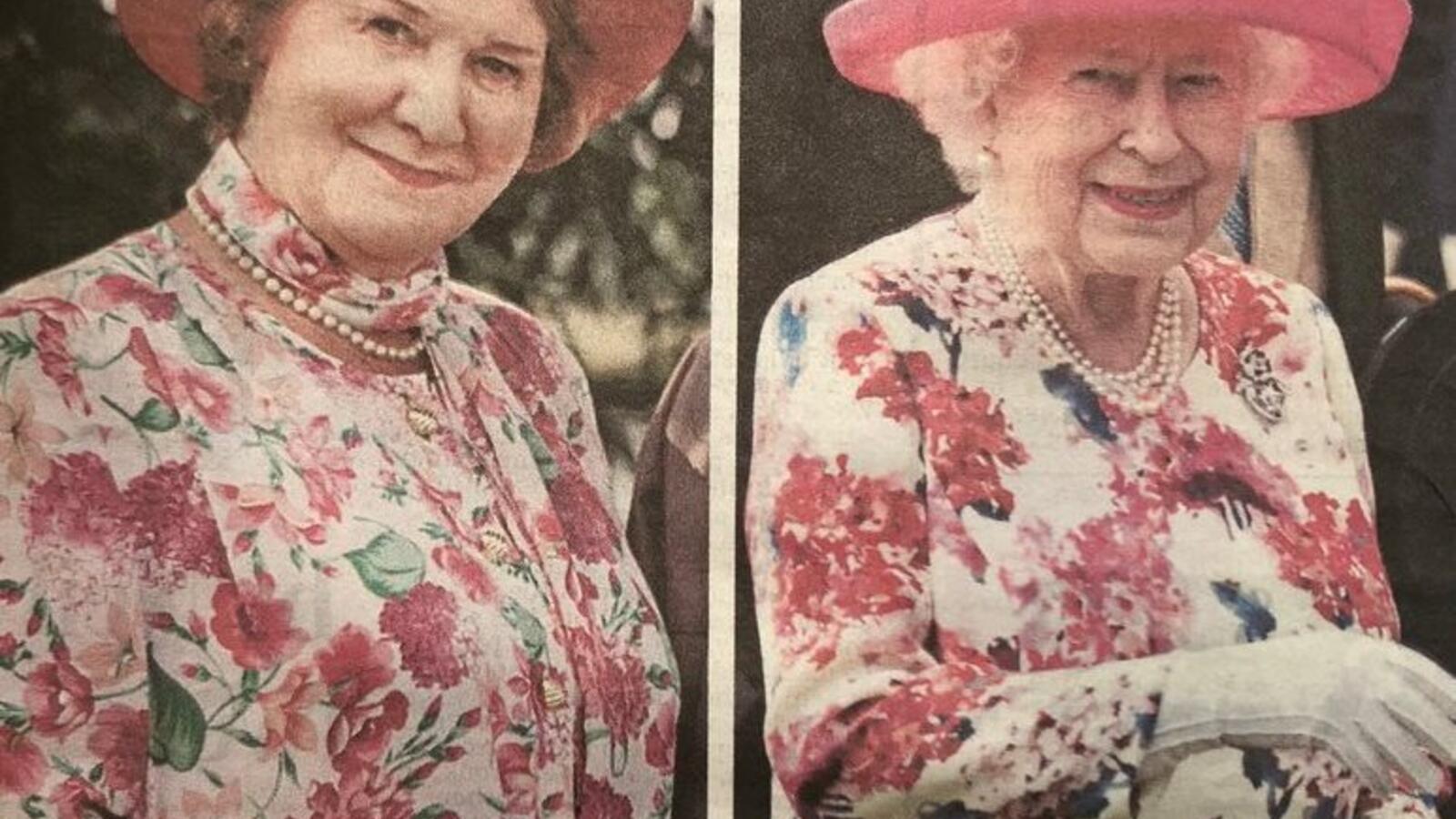 Queen Mirrors One of Hyacinth Bucket Outfits Al Bawaba