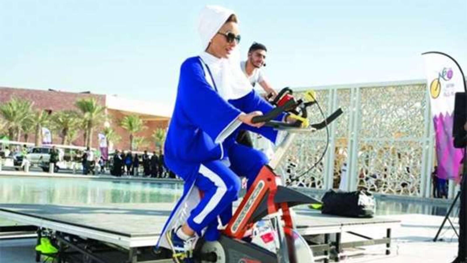 Sheikha Moza Leads Qatar Foundation's National Sport Day Activities