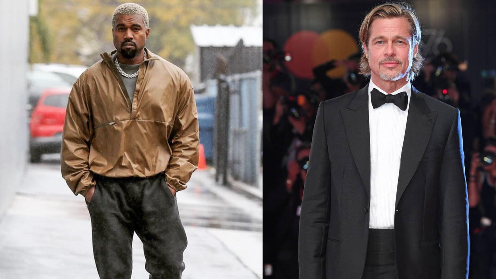 Brad Pitt Joins Kanye West at His Sunday Service Al Bawaba