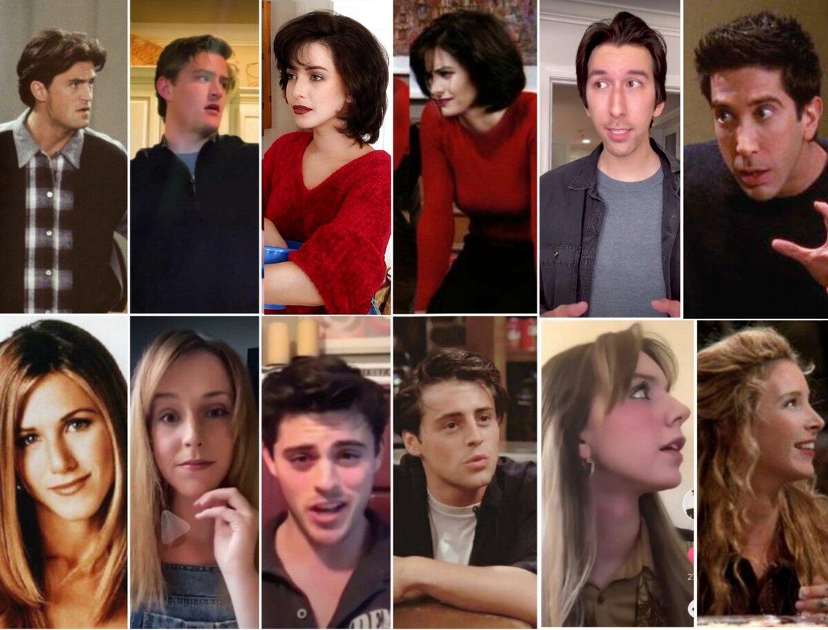 بالفيديو أشباه نجوم مسلسل Friends يعيدون لم الشمل وشبيه جوي يصدم الجميع البوابة