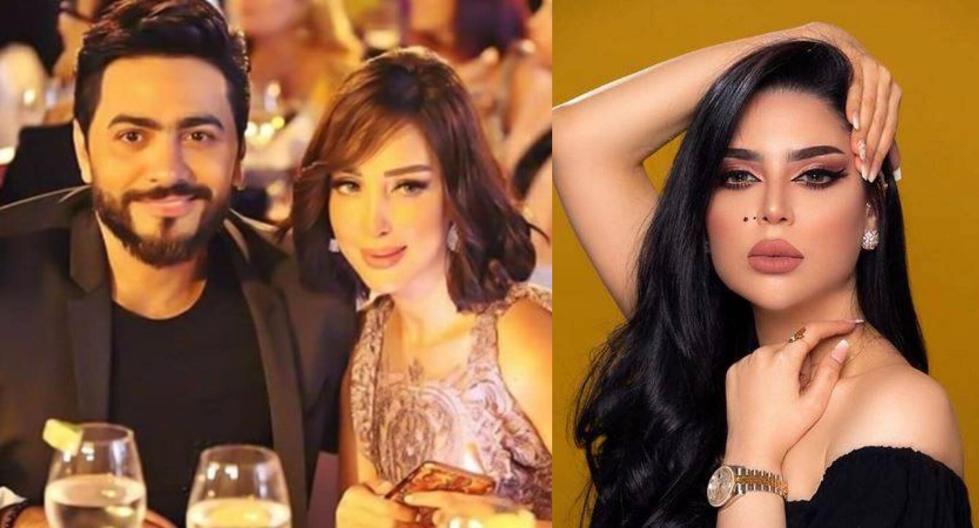 جليلة تسخر من طلاق بسمة بوسيل وتامر حسني بوصلة رقص فيديو البوابة