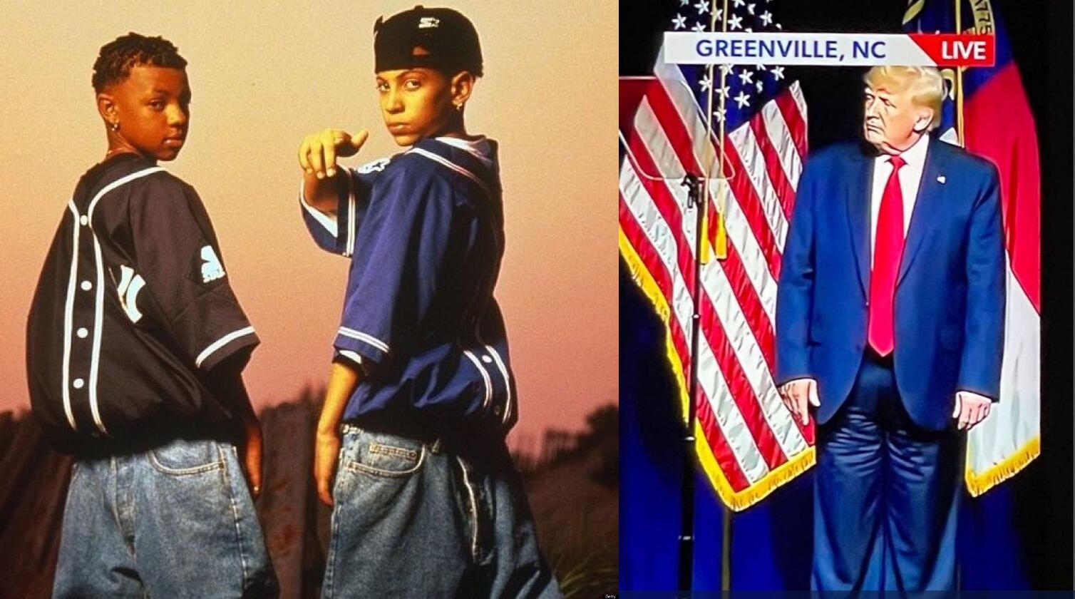Imitating Kriss Kross! Was Trump Wearing his Pants BACKWARDS? Al Bawaba