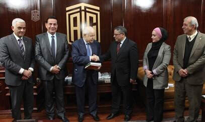 Abu-Ghazaleh Receives Libya&rsquo;s Cultural Attach&eacute; in Amman