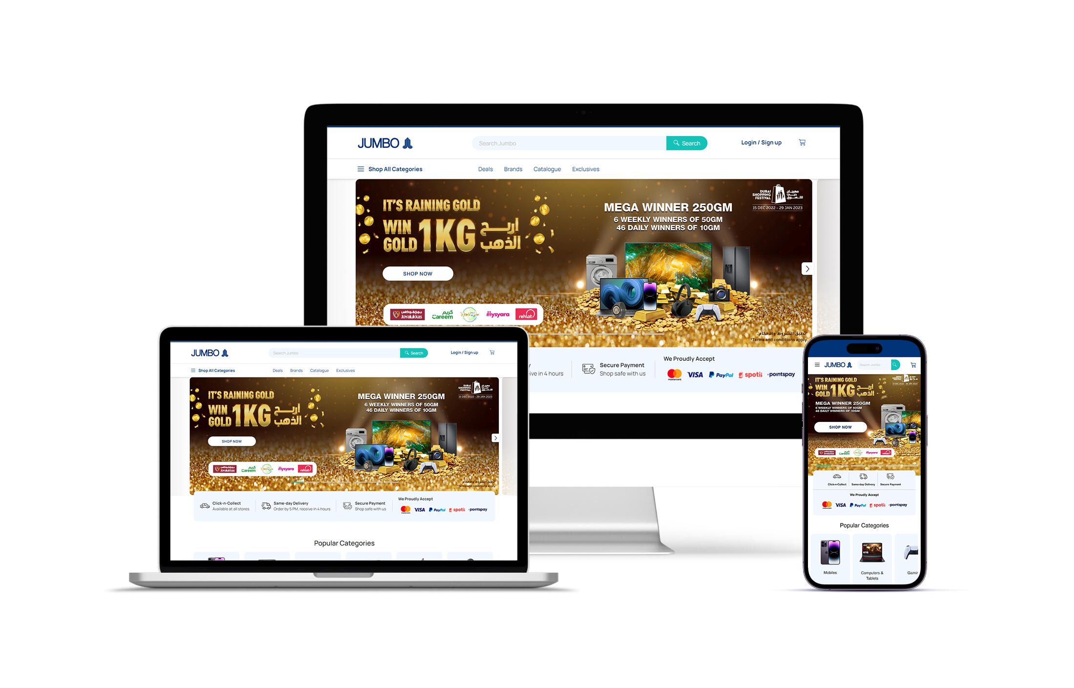 Jumbo Electronics launches its new platform Al Bawaba